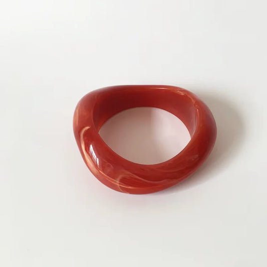 Folie à Trois  armband  VIOLETA  rood