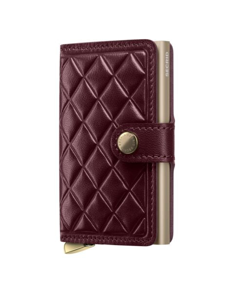 Secrid Premium Miniwallet   Emboss  diamond bordeaux