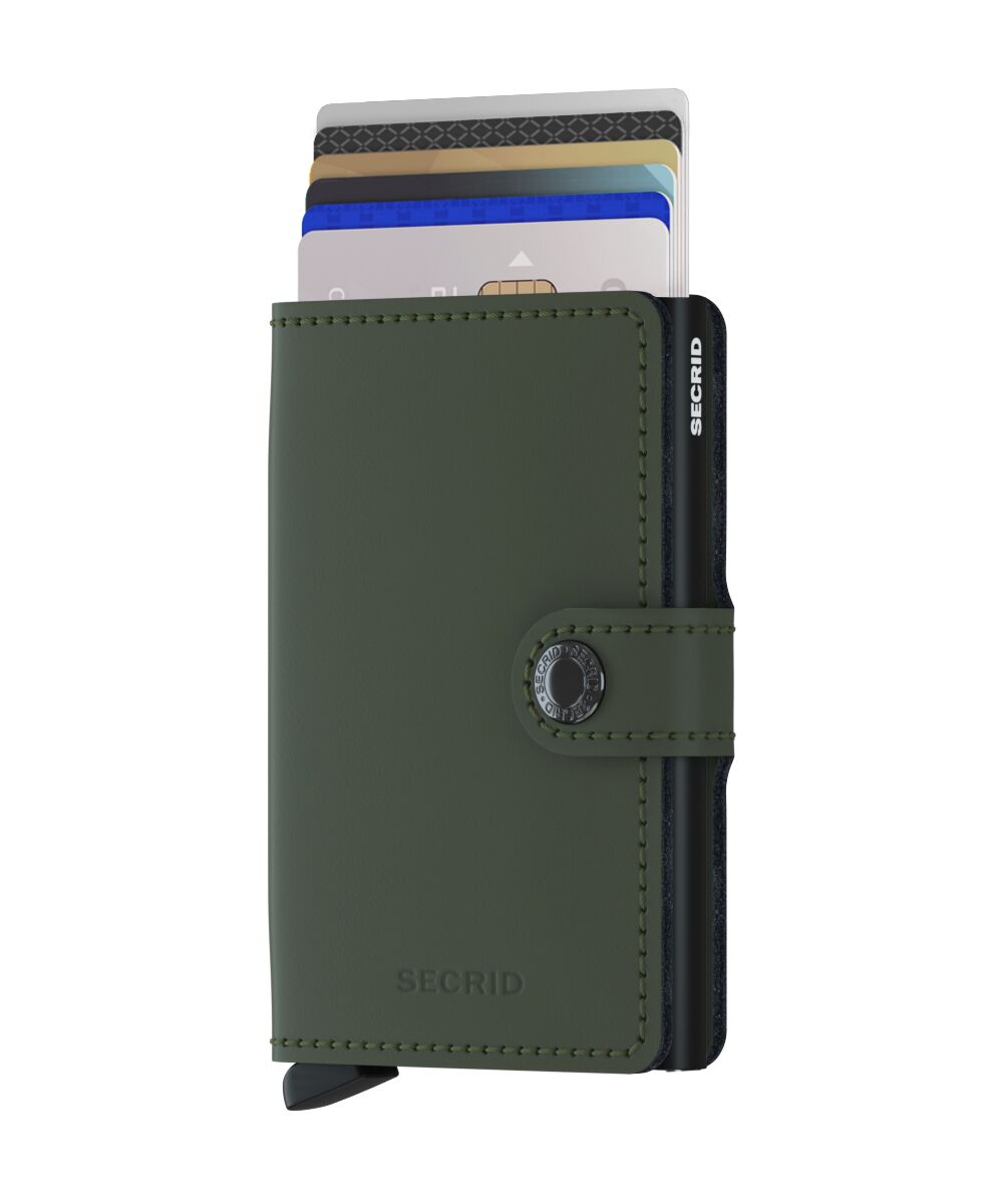 Secrid Miniwallet  Matte  Green-Black