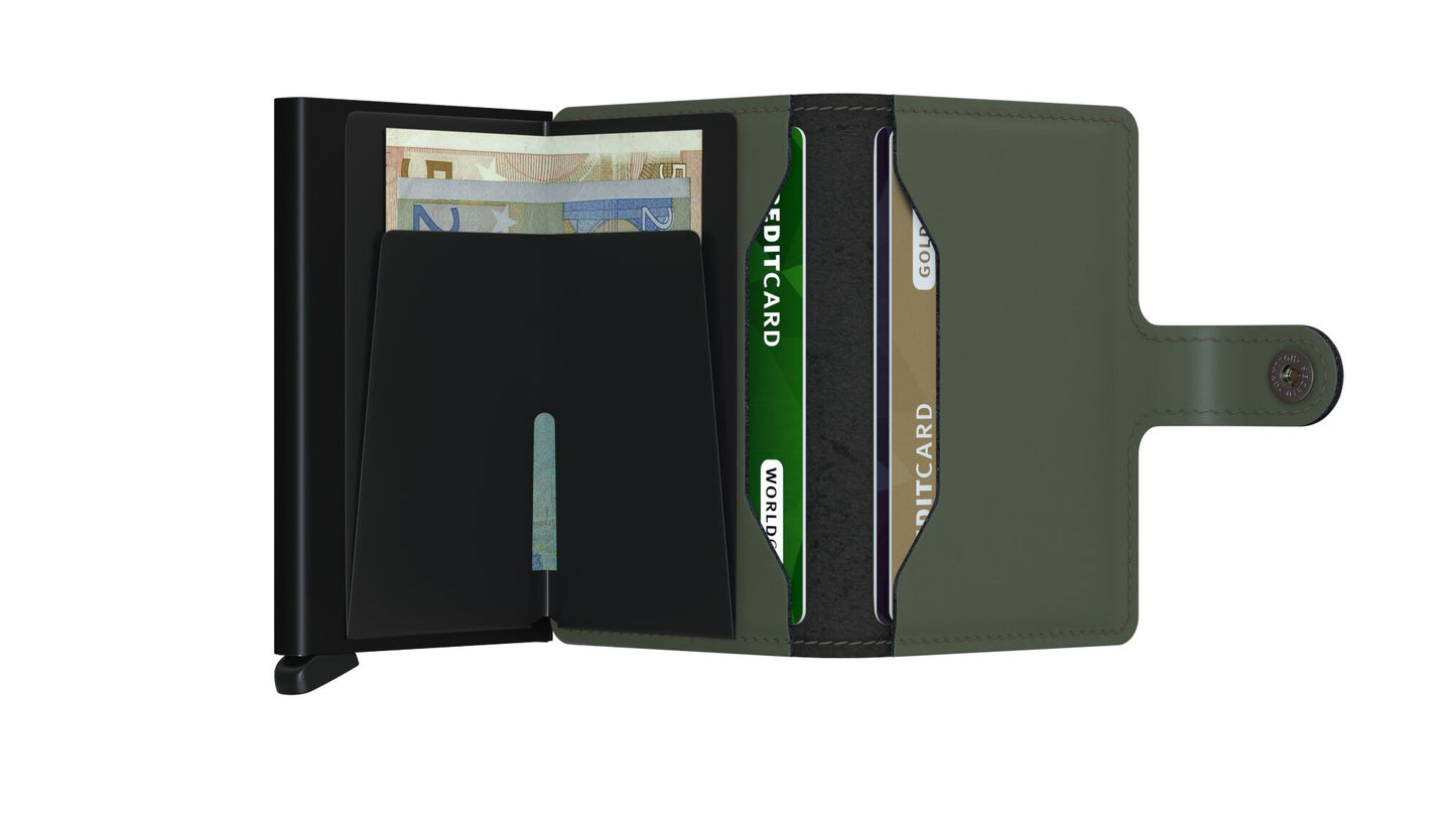 Secrid Miniwallet  Matte  Green-Black