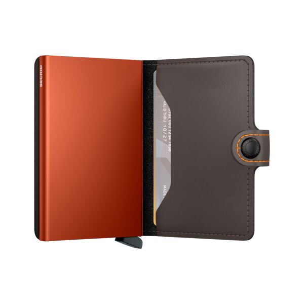 Secrid Miniwallet  Matte  Truffle-orange