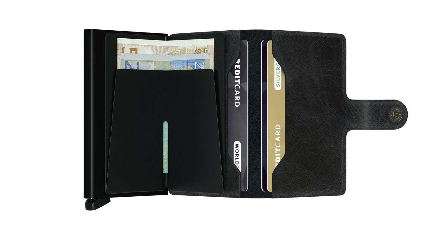 Secrid Miniwallet   Vintage  black
