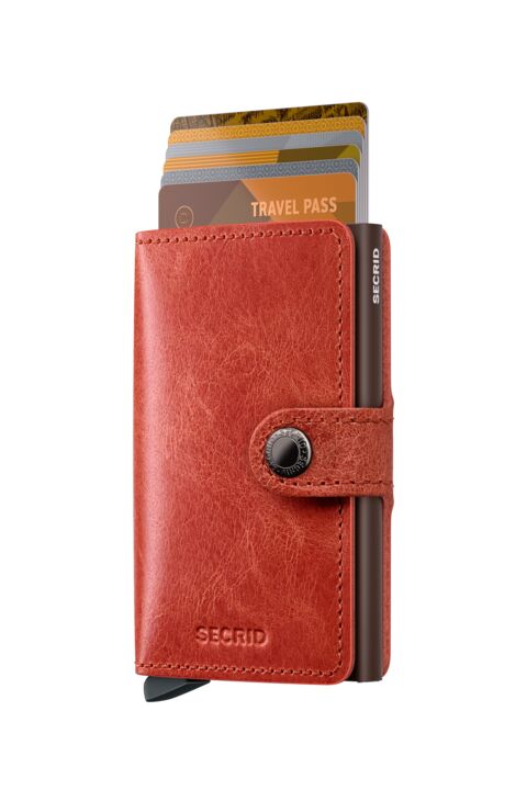 Secrid Miniwallet   Vintage  orange