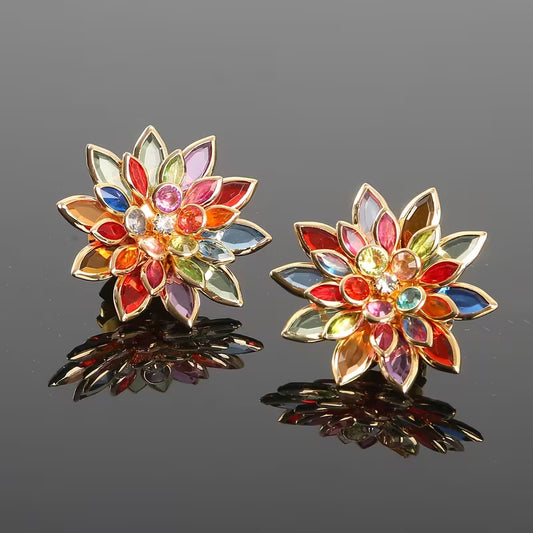 Button Covers   Stylish flower    multi color