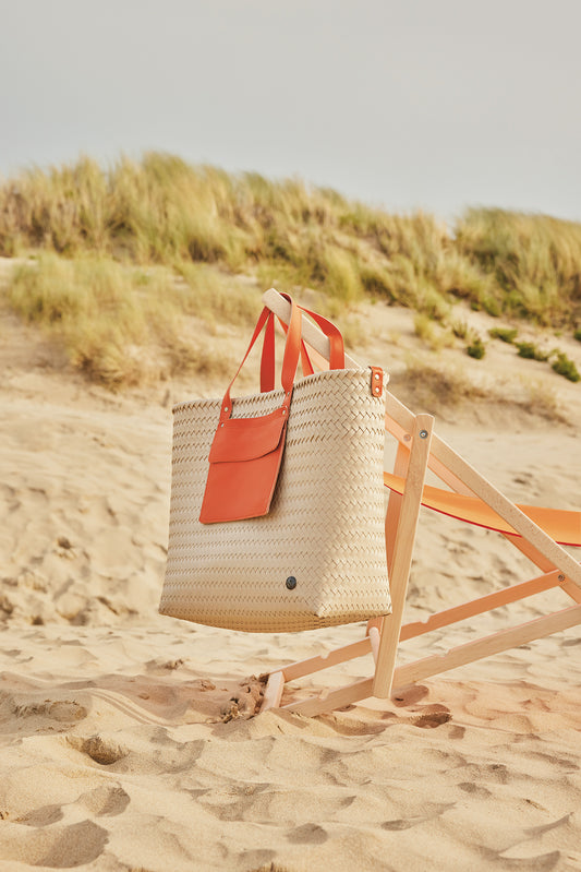 Handed By - Percey shopper - 125 deep carrot orange