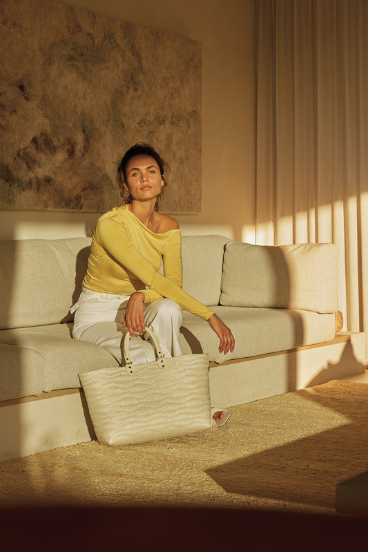 Handed By - Dune shopper - 10 champagne