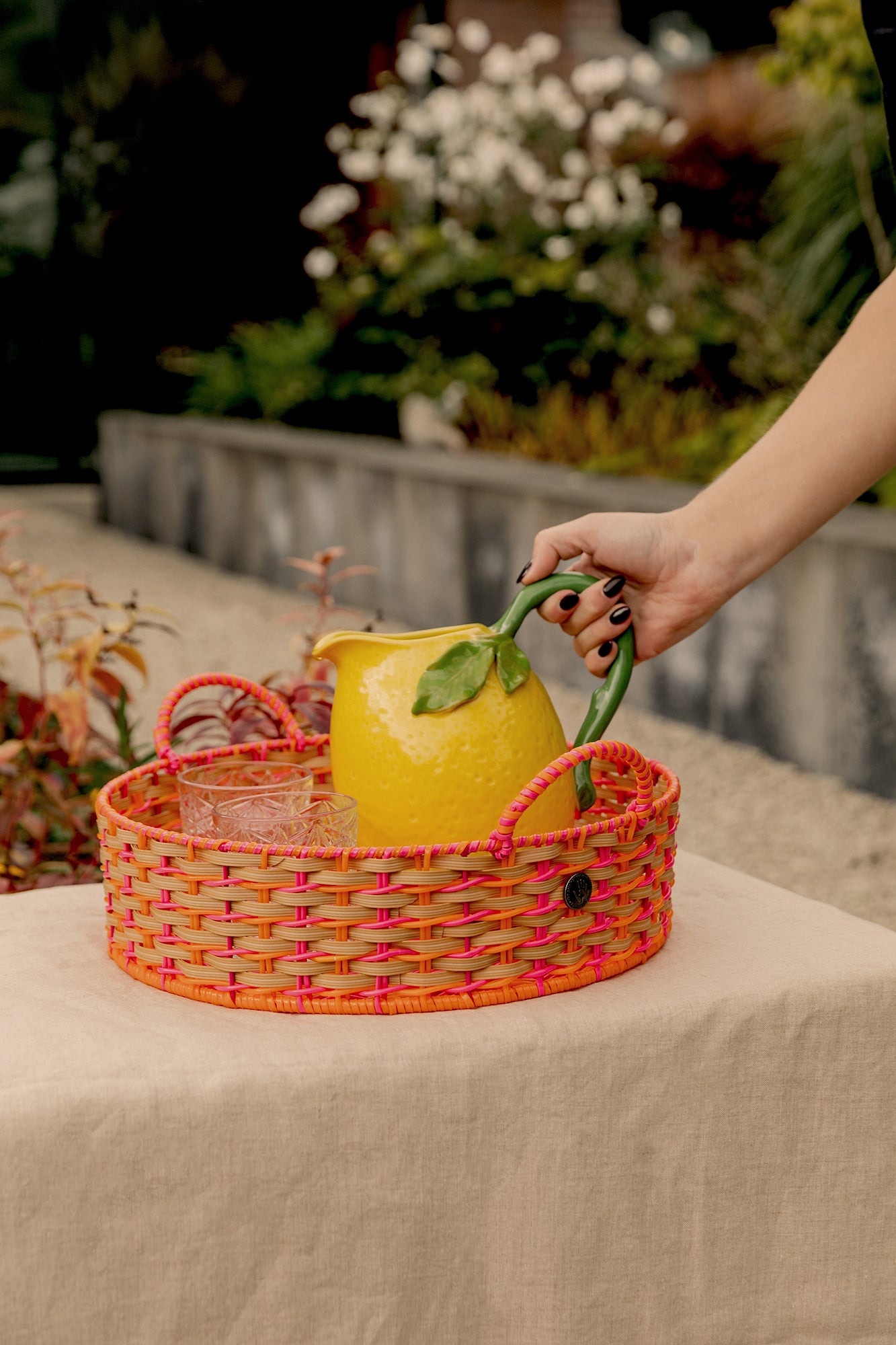 Handed By - POPPY - basket tray
