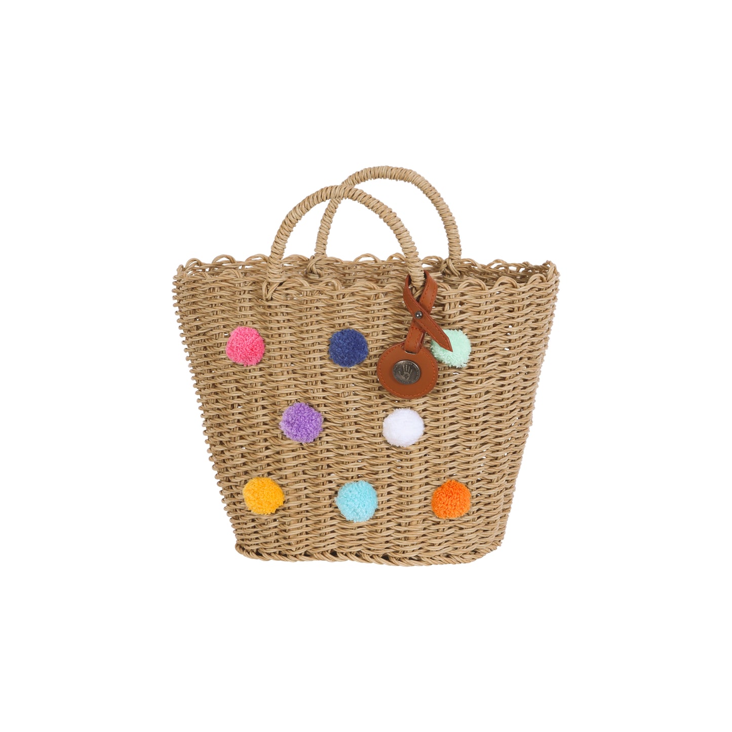 Handed By - Sofia pompoms - 175.01 natural light brown