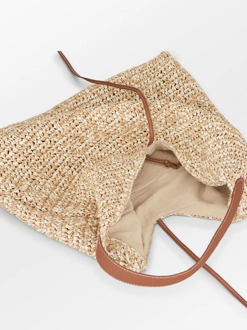 BeckSöndergaard  paper Straw Siena bag  nature