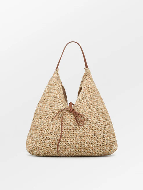 BeckSöndergaard  paper Straw Siena bag  nature
