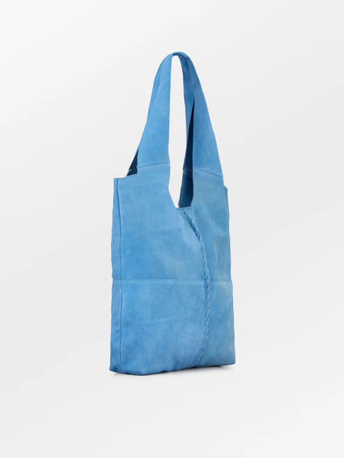 BeckSöndergaard  Suede Demi bag  Azure blue