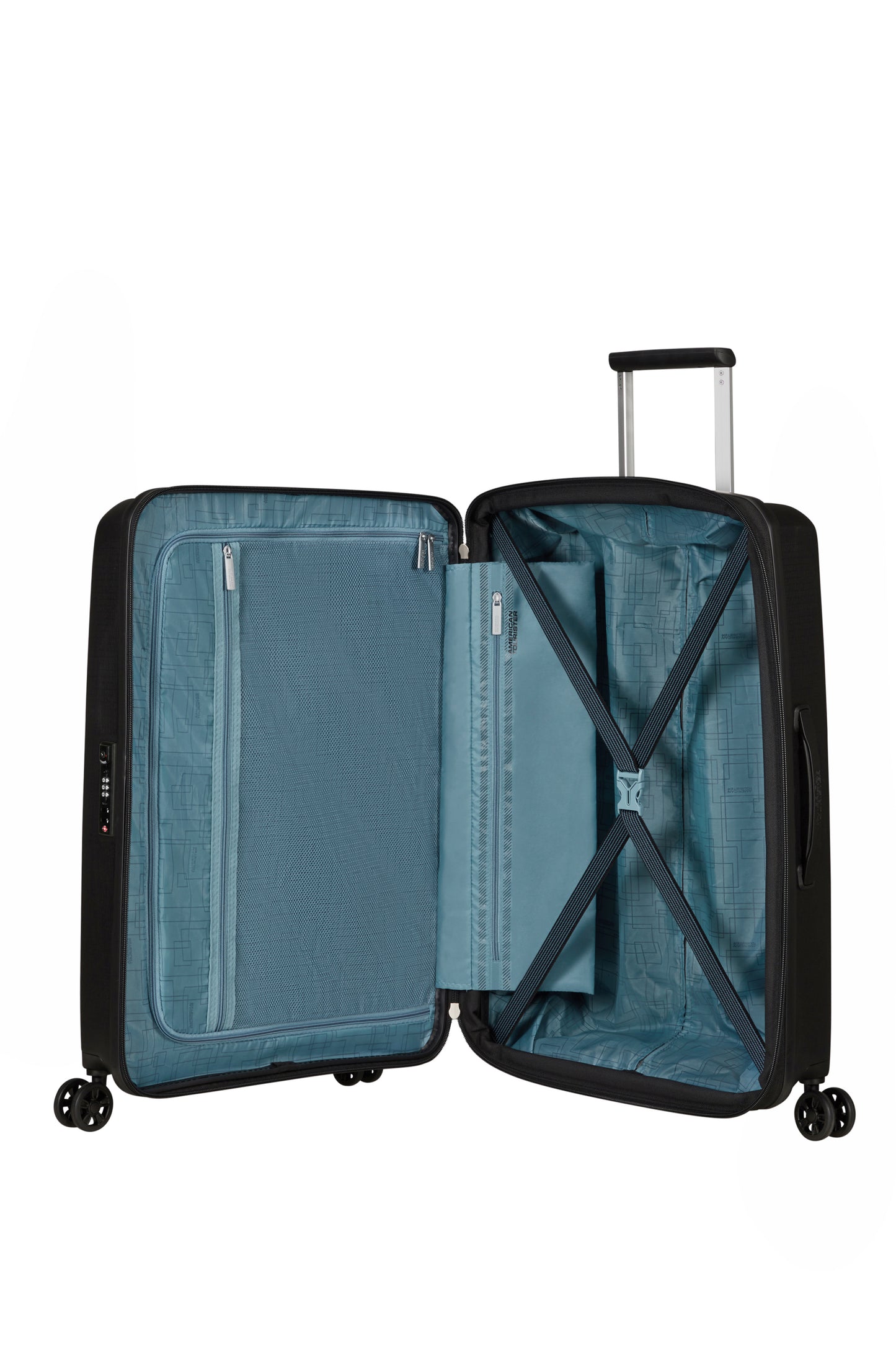 American Tourister AEROSTEP spinner 67 exp.  Black