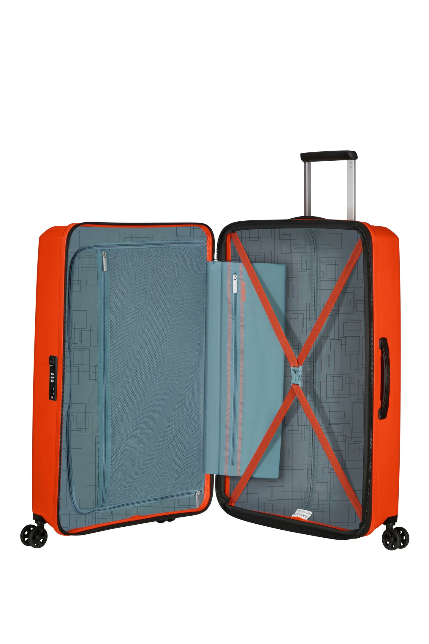 American Tourister AEROSTEP spinner 77 exp  Bright Orange