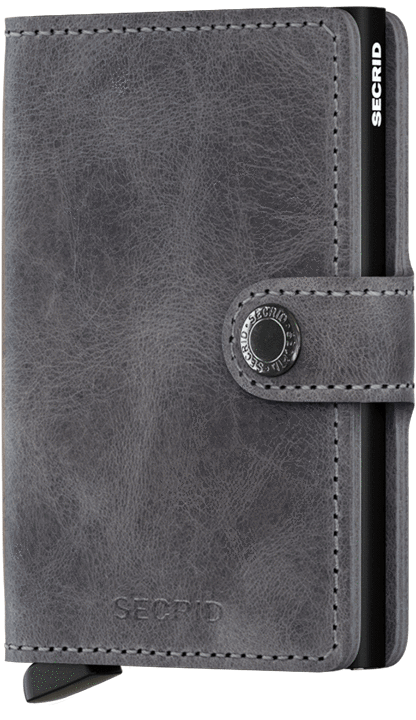 Secrid Miniwallet   Vintage  Grey-black