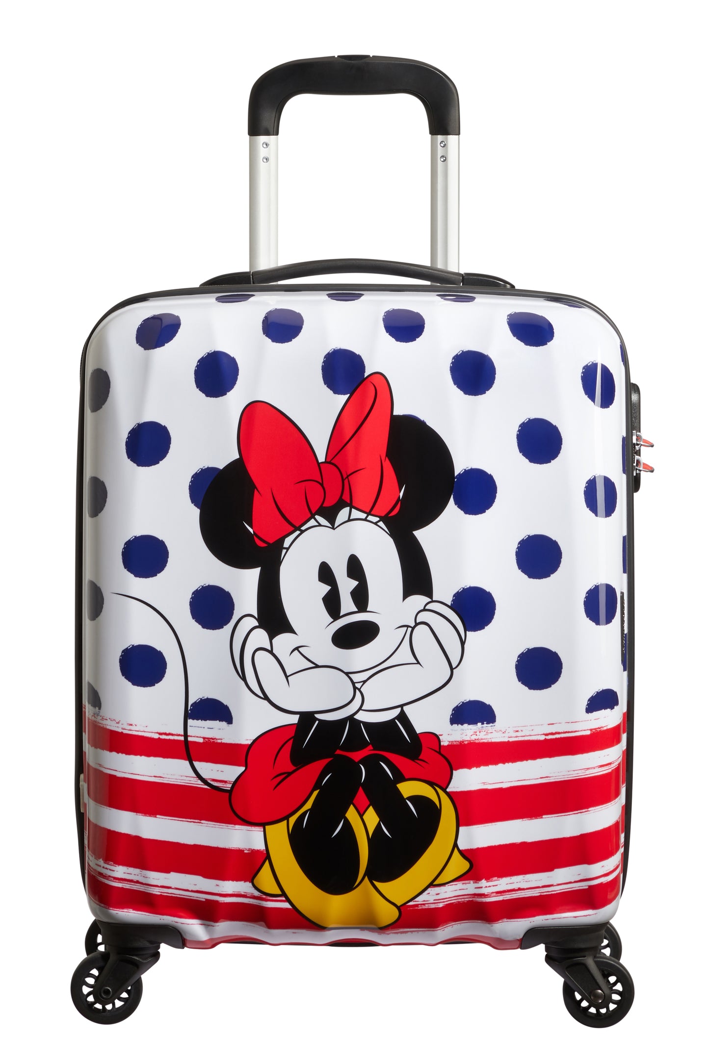 American Tourister  Disney Legends /spinner55/ Minnie blue dots