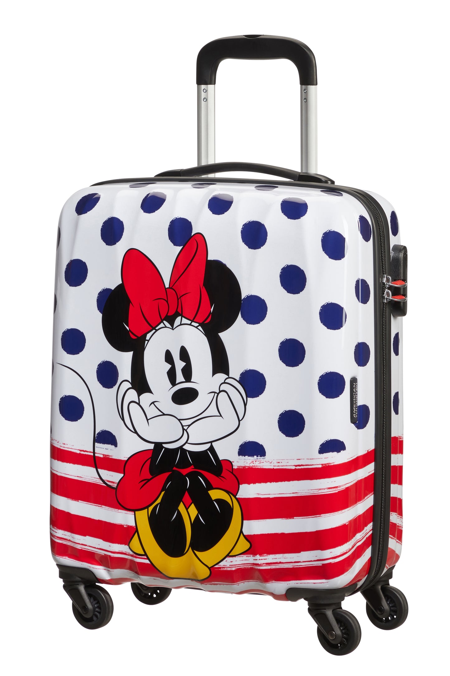 American Tourister  Disney Legends /spinner55/ Minnie blue dots
