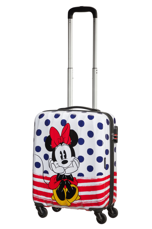 American Tourister  Disney Legends /spinner55/ Minnie blue dots