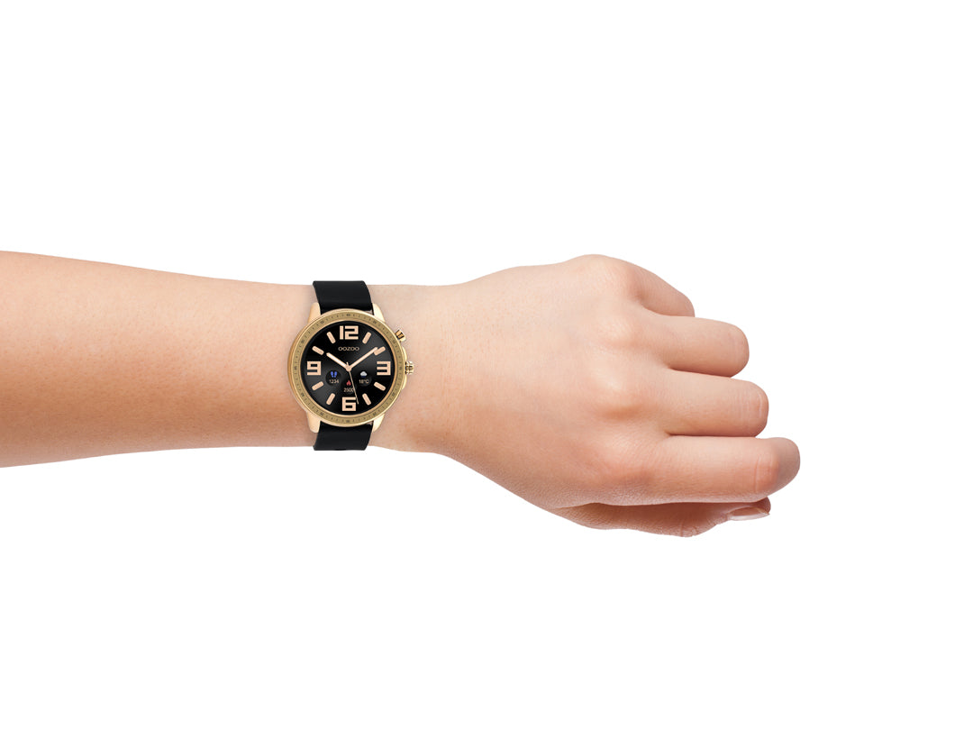 Oozoo Smartwatch  Q00303 Black-roségold