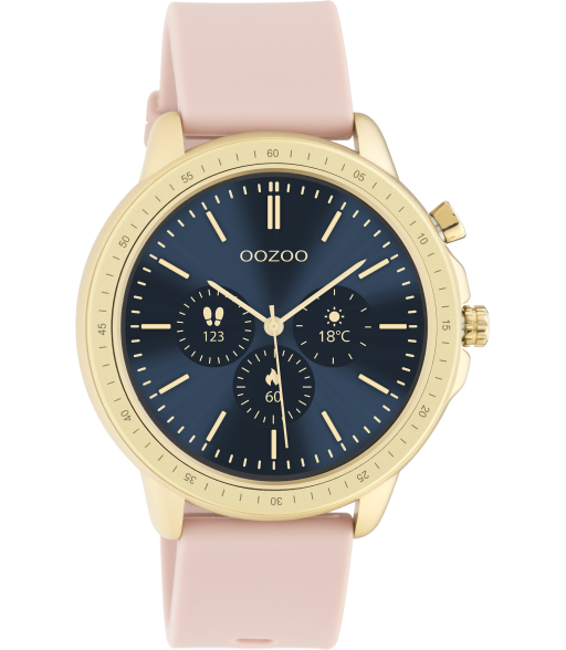 Oozoo Smartwatch  Q00318  grijsroos-goud