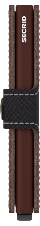 Secrid Miniwallet Saffiano  brown