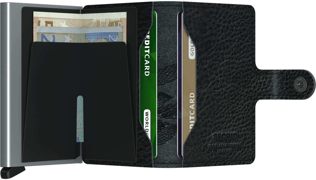 Secrid Miniwallet Stitch magnolia black