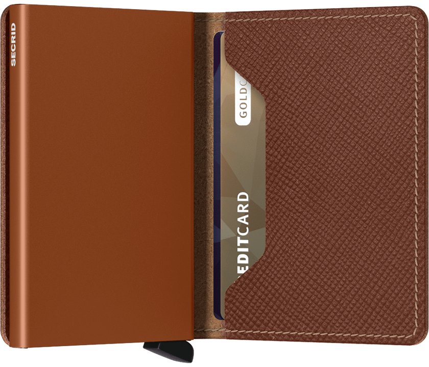 Secrid slimwallet  Saffiano Caramel