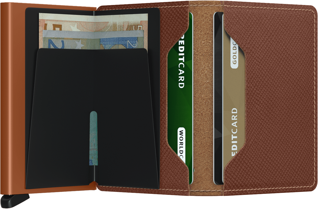 Secrid slimwallet  Saffiano Caramel